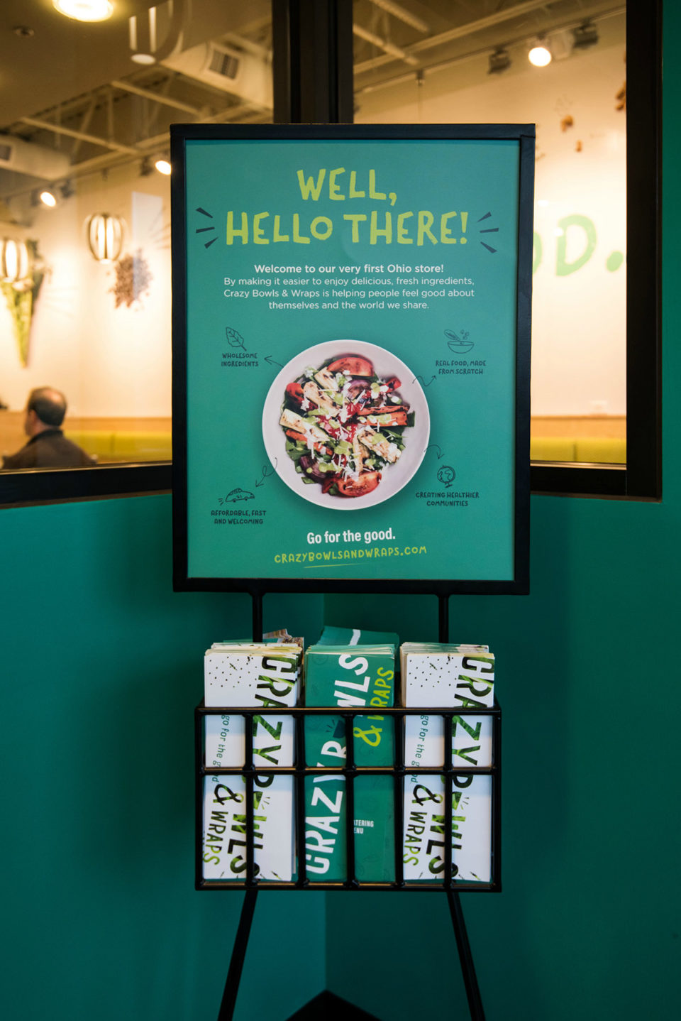 Branding And Environmental Design For Crazy Bowls Wraps Atomicdust