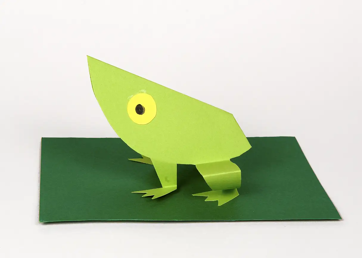 Construction Paper Frog