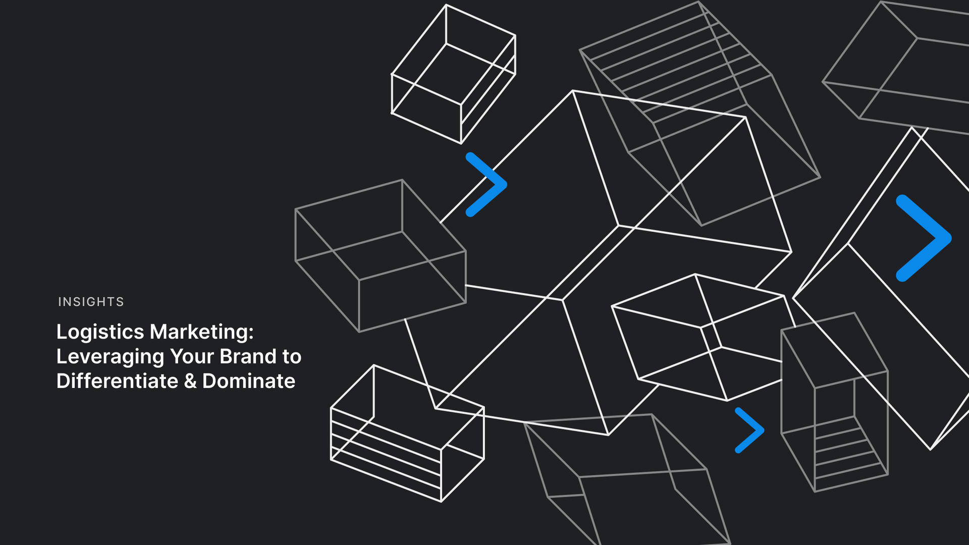 Illustration representing logistics marketing