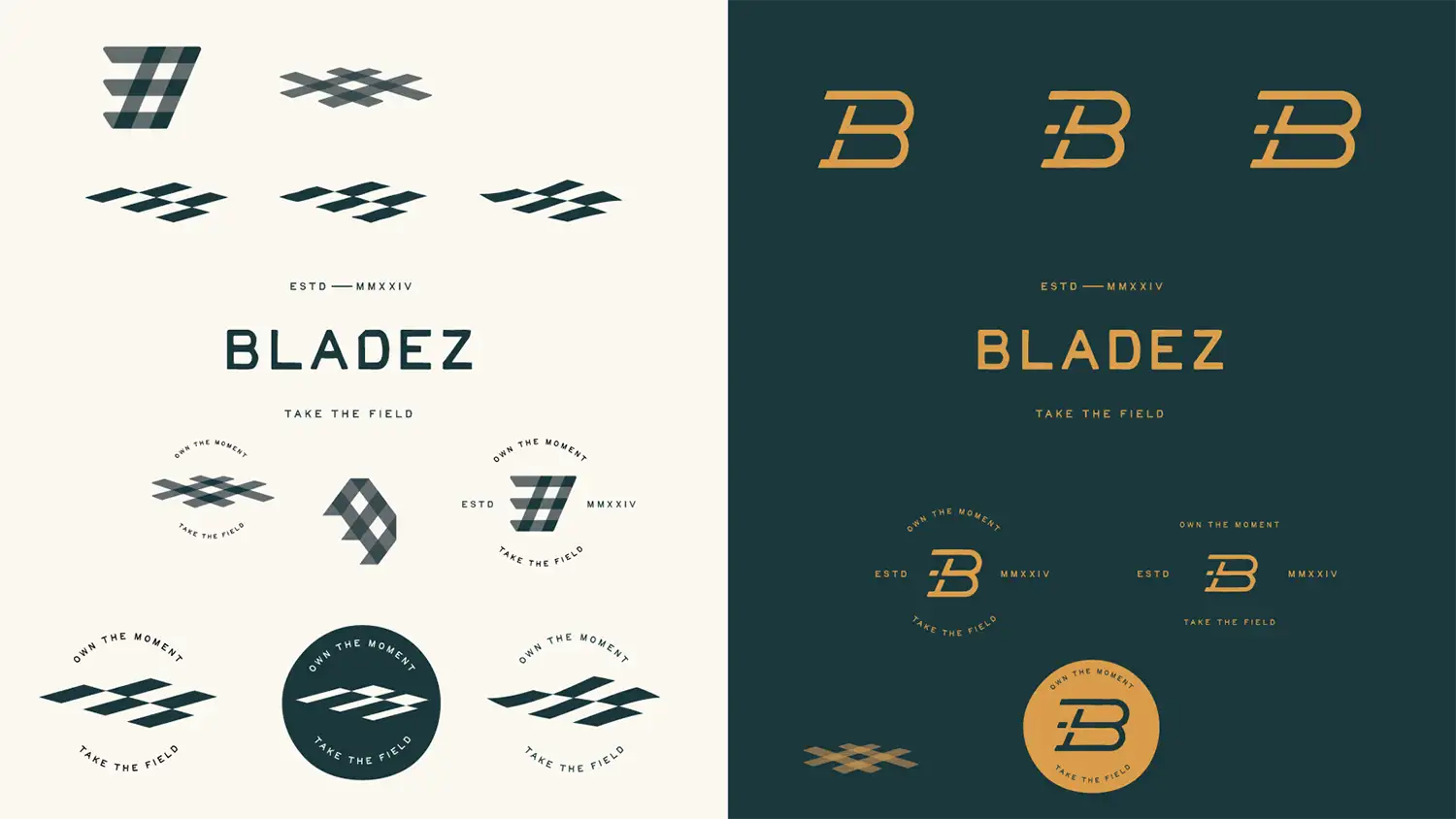 Logo explorations for Bladez