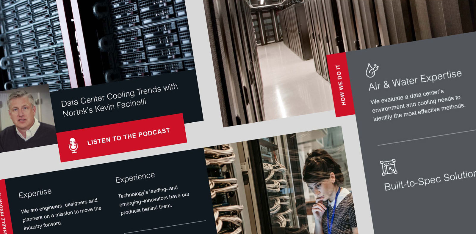 Nortek web design blocks